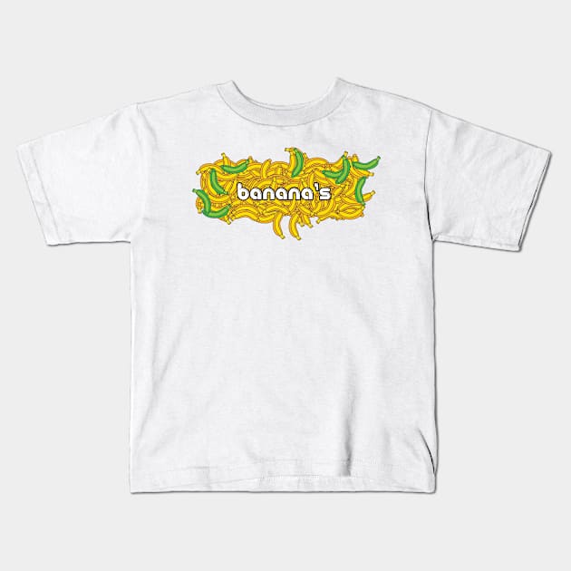 BANANAS Kids T-Shirt by Juan726